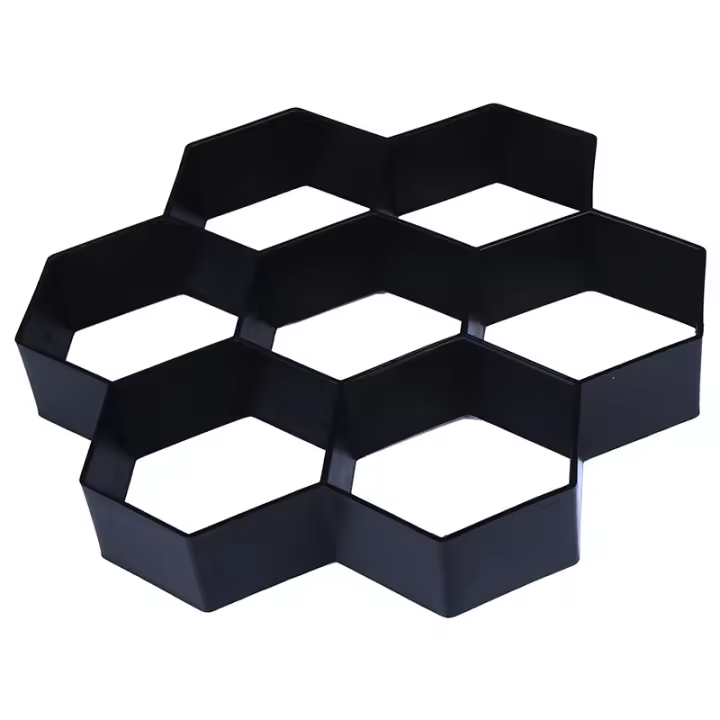 Molde De Concreto Para Jardín One Piece Bloque De Paving DIY Hacer Camino De Plástico Molde De Cemento 30*30*4cm - 1
