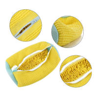 Bolsa De Lavado Con Redes Acolchadas Protector De Zapatos Para Máquina De Lavar Ropa Sello De Fibra Fluffy Poliéster Bolsa De Secado Amigable Con Máquina De Lavar - details 5