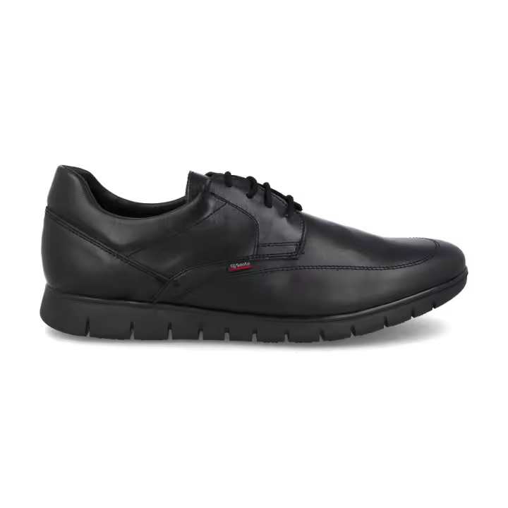 Mº2492TG - DJ SANTA ZAPATO CABALLERO PIEL   COLORES : NEGRO   TALLAS: 39 AL 46  CORTE EXTERIOR: PIEL  FORRO INTERIOR: PIEL  PLANTILLA: TEXTIL / EXTRAIBLE  ALTURA TACÓN / CUÑA : 2,5 CM.  PISO : SINTÉTICO - 1