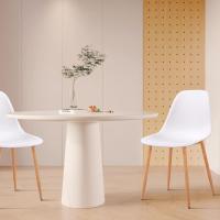 STARLEY-Juego de sillas de comedor,sillas de polipropileno de estilo Nórdico,Sillas para cocina, comedor, sala de estar, dormitorio, Sillas auxiliares de oficina,47x52x82cm,Blanco - details 5