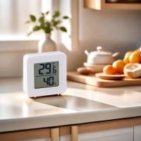 Mini Higrómetro Termómetro LCD Para Interior Medidor De Temperatura Y Humedad Digital Con Sensor Pared Montado - details 2