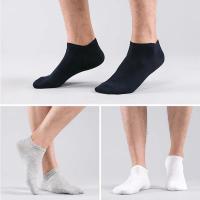 Calcetines Cortos Transpirables Para Hombre Y Mujer 5/10 Pares Calidad Superior Verano Sin Mostrar Talla 38-44 Color Negro Para Estudiantes - details 4