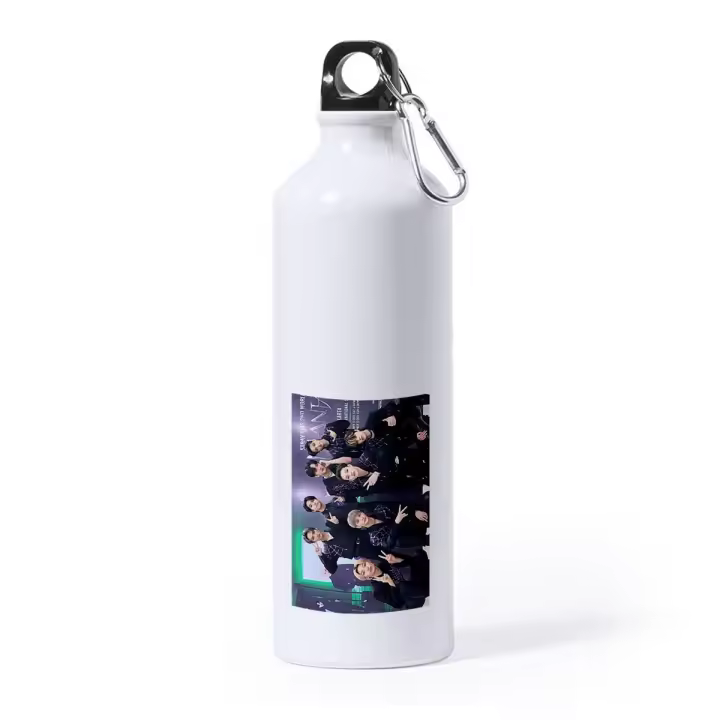 BIDON GRANDE 800 ML ACERO INOXIDABLE Stray kids Love Untold rock hip-hop deep end deporte deportivo con mosqueton botella corea kpop musica - 1