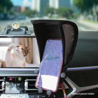 Parasol De Teléfono Móvil Para Coche Protector Solar Anti-Resplandor Accesorios Para Motocicleta Y Vehículos Cubierta De Seda Plateada - details 0