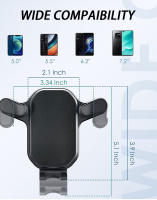 SEAMETAL Soporte De Teléfono Para Coche Universal Clip De Extensión Para Ventilador De Coche Soporte De Mano Libre Para iPhone Samsung Negro - details 10