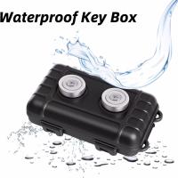 Mini Porta Llaves Magnético Impermeable Y Antirrosa Para Coche Caja Oculta De Llaves Multifuncional Con Localizador GPS Para Llave De Reserva - details 0
