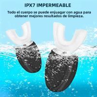 Cepillo De Dientes Eléctrico Portátil De Viaje De Alta Calidad Impermeable En Forma De U Para Adultos Y Niños Con Cepillo De Silicona De Alimentos - details 4