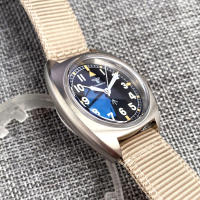 Reloj Mecánico De Pulsera Deportivo Para Hombre NH35 Movimiento 36mm Pantalla Verde Lume Correa De Nylon Acero Inodoro a 20Bar - details 10