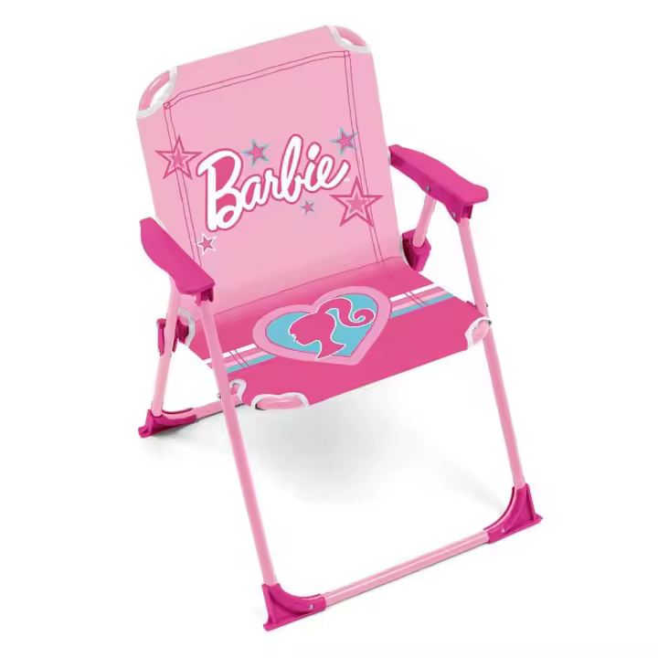 Juguetes Juegos exterior Barbie Silla Plegable Rosa Sillas - 1
