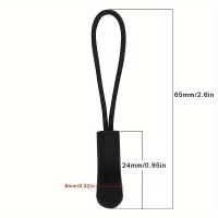 Cuerda De Cabeza De Cremallera 20pcs En Stock Cuerda Para Quitar La Cabeza De La Cremallera Material De Plástico - details 4