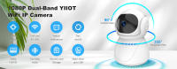 Cámara IP PTZ FHD WIFI Inalámbrica CCTV Seguridad Protector Vigilancia Inteligente Auto Tracking Monitor Bebé Compatible Con Google Alexa - details 0