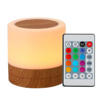 Lámpara Nocturna Recargable a Distancia Con 13 Colores Luz De Mesa Portátil Para Cama Y Niños Control Táctil Y Dimmer USB - details 4