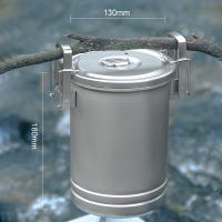 Cacerola De Acero Inoxidable Multifuncional Para Camping Y Senderismo Accesorio De Cocina Para Viajes Portátil Y Picnic - details 16