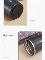 Taza Térmica De Acero Inoxidable 380/510ml Para Viaje Y Oficina Termo Antigoteo Con Capacidad Grande Y Estilo De Negocios - details 5