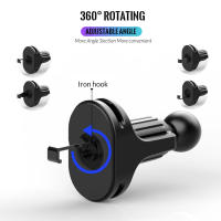 Soporte De Teléfono Móvil Para Coche Con Ventilador 2023 Mejorado 6X N42 Fuertes Imanes Montaje Universal 360 Grados Giratorio - details 2