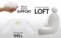 Funda de microfelpa y Rollo para el cuello extraible adecuado para dormitorio, sofá - details 1