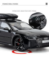 Audi RS6 Avant Estación Wagón Grande 1:18 Coche De Escala De Metal Con Sonido Y Luz Modelo Colección Juguete Para Niños Vehículo Regalo - details 7