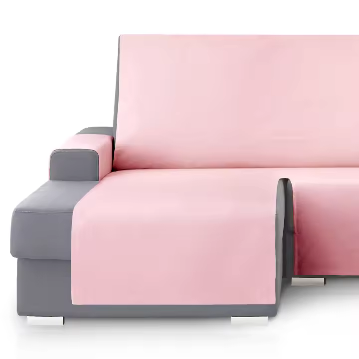 Vipalia - Protector Cubre Sofá Funda de Sofa Chaise Longue 240 Adaptable modelo Royale Liso - 1