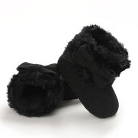 Nuevos Zapatos Para Bebé Recién Nacidos Antideslizantes Con Lazo Cómodo Y Atractivos De Corduroy Y Algodón Para Primavera Invierno Protección Del Piso Con Cierre De Cremallera - details 12