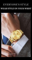 Reloj De Hombre Clásico OLEVS 9806 Escala Romana Con Fecha Y Día De La Semana Acero Inoxidable Resistente Al Agua Para Negocios - details 3