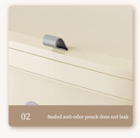 Cesta De Basura Colgante Para Cocina Con Portapeces Y Tapa Caja De Reciclaje Ecológica Montada En La Pared Accesorios Para Cocina Y Baño 8.5/12L - details 14
