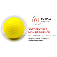Bola De Práctica De Golf Suave De Esponja PU Colorido 42mm Juguete Para Interior Material De Espuma Sólida - details 11