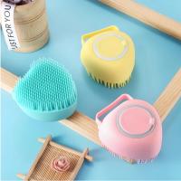 Cepillo De Baño Para Perros Y Gatos Con Dispensador De Shampoo Masajeador De Silicona Para Mascotas Herramienta De Limpieza Para Perra Cachorro Accesorios Para Perros - details 9