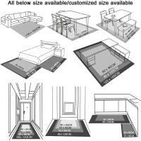 VIKAMA Alfombra De Baño Estilo Fresco Forma Especial Absorción De Agua Rápida No Eslipiente Decoración Del Hogar Material De Diatomeas - details 15