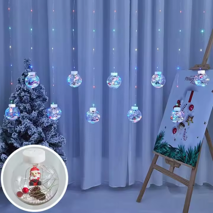 Luz De Encaje LED Para Navidad Y Bodas De Cepillo De Deseos USB Decoración De Fiesta Para Habitaciones Y Salones - 1