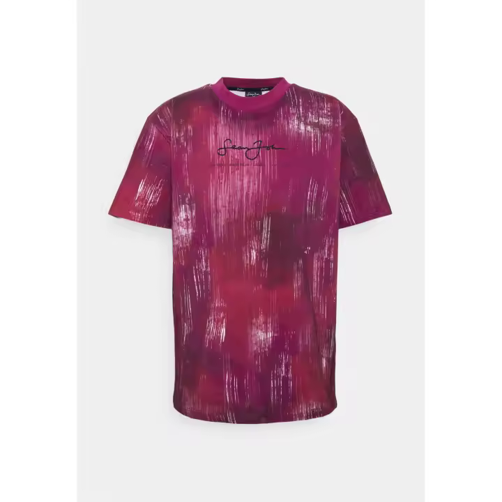 Camiseta Sean John Script Scratch Logo Purple - 1
