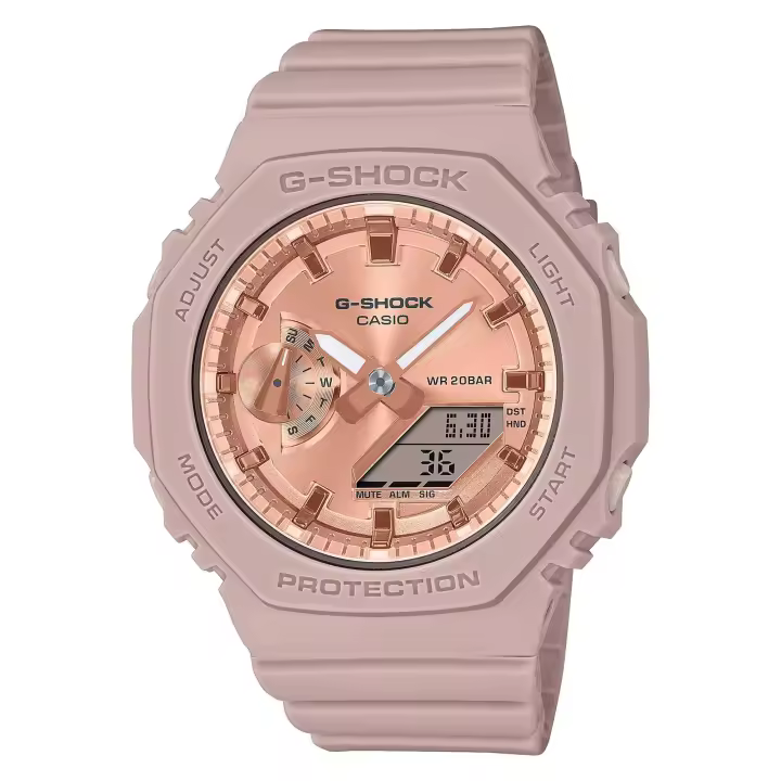 Reloj de pulsera CASIO G-Shock - GMA-S2100MD-4AER correa color: Beige Dial Rojo salmón Hombre - 1