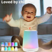 Máquina Inteligente de ruido blanco para dormir para bebés, luces nocturnas coloridas, 34 sonidos calmantes, compatible con aplicación de Control remoto - details 6