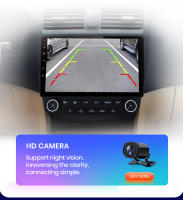 AWESAFE inalámbrico CarPlay Android Auto Radio para Honda Accord 7 2003 2004 2005 2006 2007 2008 coche reproductor multimedia GPS 2 din autoradio volante controles RDS Bluetooth - details 13