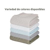 Donegal Collections - Colcha Bouti Lisa Reversible Belmonte + Funda Cojines - Disponible en diferentes colores - Primavera/Verano - Ligeras y Suaves - Colcha Verano no pesa, no hace bolitas - details 0