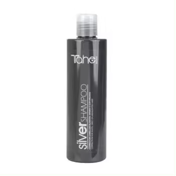 Tahe Silver Shampoo. Champú Corrector Del Tono para Cabellos blancos, grises, rubios o con mechas, 300 ml - 1