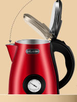 GELAIBO Hervidor Eléctrico De 1.8 Litros Capacidad Grande Acero Inoxidable Estilo Europeo Moda Diseño Mechanical Temperatura Fuente De Alimentación 240V - details 15