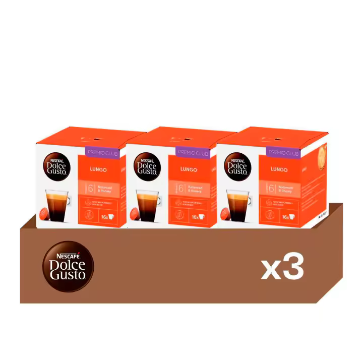 Lungo - Pack 3 Cajas de Café (48 uds) | Café Largo, Complejo y Equilibrado con Notas Tostadas y Suave Matiz a Grosella Negra - 1