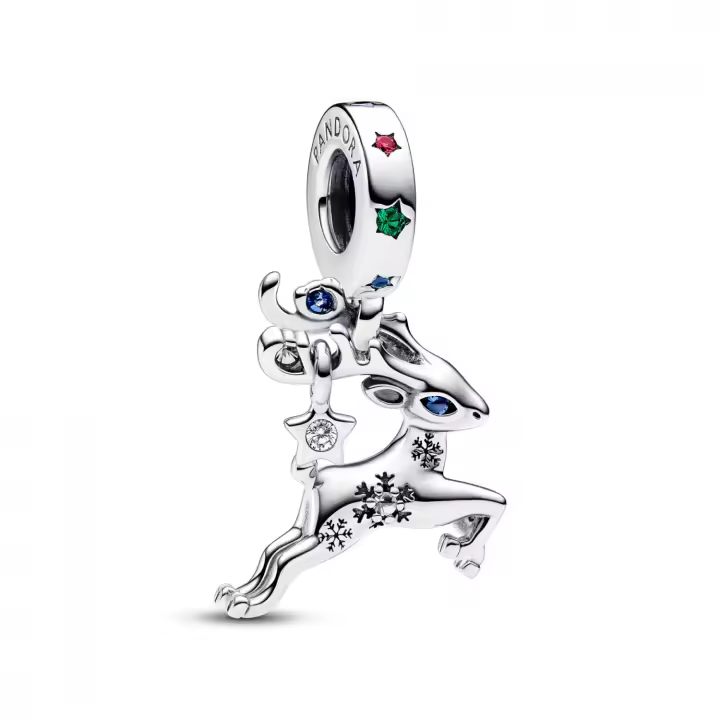 Charm colgante Pandora 792826C01 Reno de Navidad - 1