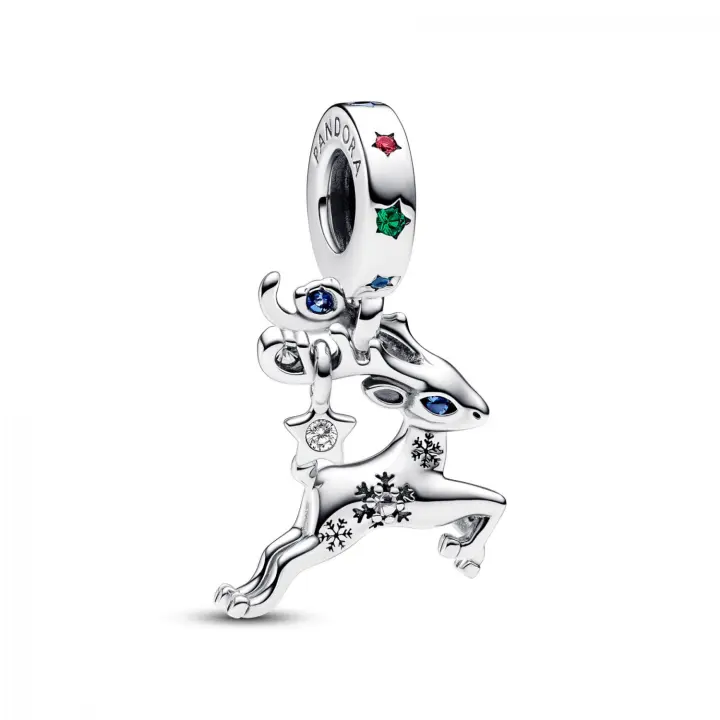 Charm colgante Pandora 792826C01 Reno de Navidad - 1