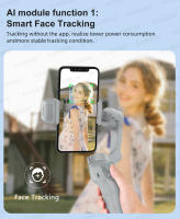 AXNEN HQ5 Stabilizador Gimbal De 3 Ejes Para Teléfono Móvil Antisucción Con Opción De Rastreo AI Para iPhone Y Android - details 5