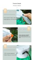 Hervidor De Agua Eléctrico 3L Con Dos Modos De Roce/Carga Por Interfaz C Asistente De Riego Y Desinfección Para Jardín - details 5