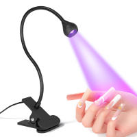 Secador De Uñas LED UV 395nm Lámpara De Manicura Con Clip Y USB Mini Para Uñas De Gel Herramientas De Salón De Belleza - details 0