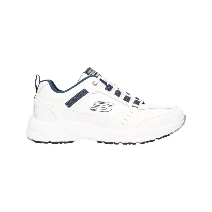 SKECHERS 51896 WNV Hombre Blanco y azul deportivo - 1