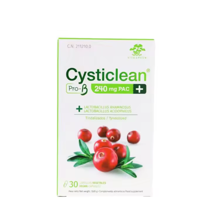 Cysticlean pro-b 240 mg pac 30 cápsulas - 1