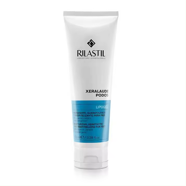 Rilastil Cumlaude Xeralaude Podos Lipogel 100 Ml - Hidratación Intensa para Pies - Suaviza y Exfolia - Alivia la Sequedad - 1