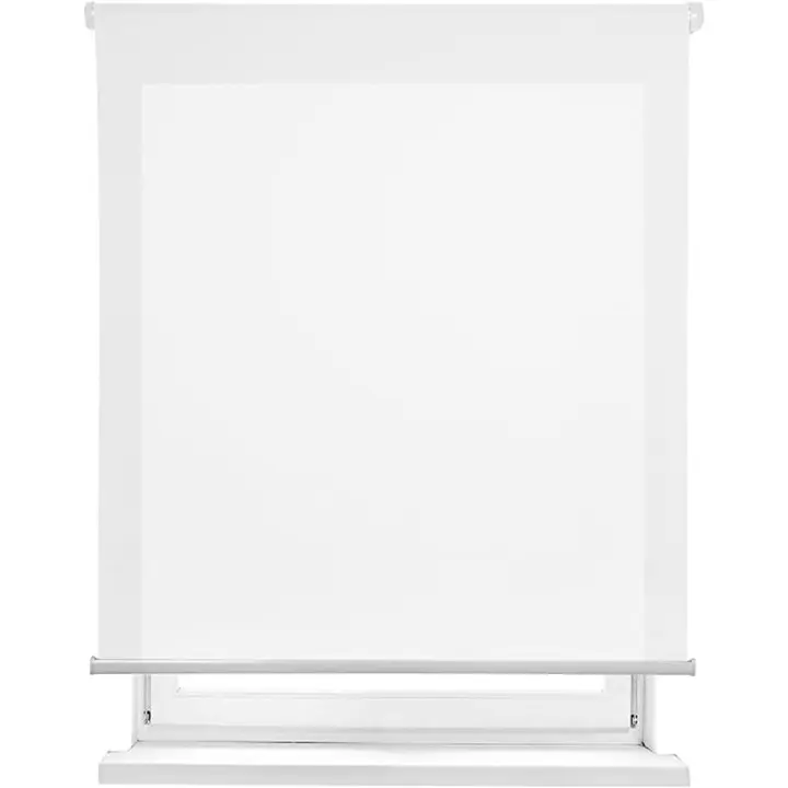 ARISE SHOP-Estor enrollable translúcido liso -Medida Desde 60 a 180 cm de Ancho, Color Blanco,Gris,, Estores traslucidos de Calidad para Ventanas y Puertas. - 1