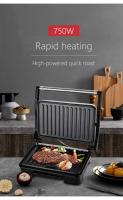 Sandwichera, Gran Sandwichera Eléctrica 3-en-1 Panini Grill, se abre 180 Grados para asar en interiores, ideal para asar filetes, hamburguesas, sdwániches, sartenes antiadheres - details 2