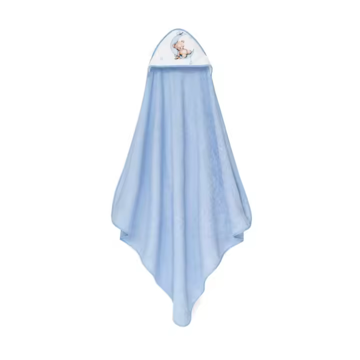 INTERBABY - 1260 Capa baño bebé con gorro regalo (Unidad) - 1