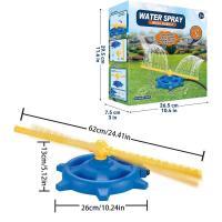 Juguete Deportivo Para Niños Rosca De Rociador Circular Juego Al Aire Libre Para Jardín Piscina Con Sprinkler Rotativo - details 8