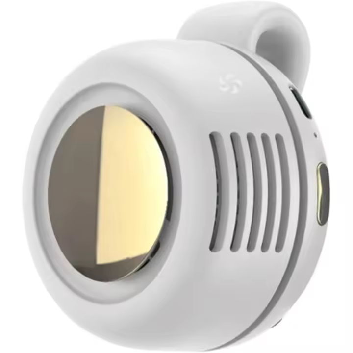 Ventilador de Carga para Colgar en la Cintura, Mini Ventilador Ciclónico con Clip, Portátil, con Carga USB, Pequeño y Fácil de Enganchar, Color - 1